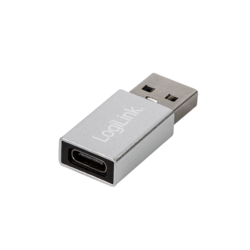 Logilink USB adapter USB-A/M na USB-C/F, srebrni