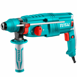 Total alati Čekić bušilica 800W/2.5J, SDS, 3 burgije, 2 dleta