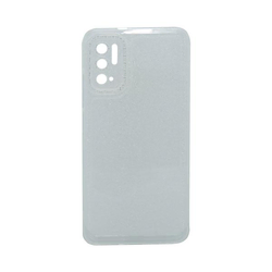 Maska za telefon TRANSPARENT COLOR za Xiaomi Note 10 (5G), Bela
