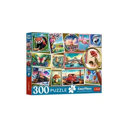 Trefl Puzzle EasyPiece: Poštne znamke 300 kosov