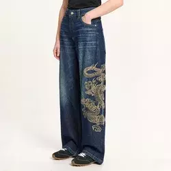 Cropp - Baggy farmerke - navy