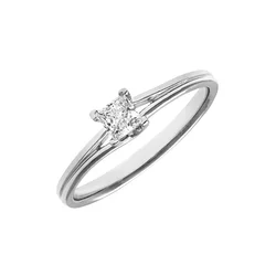 DIAMANT LETERNEL Prstan srebrna