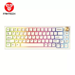 FANTECH Gaming mehanička tastatura MK858 MAXFIT67 (beli switch) bela