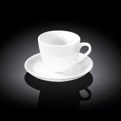 Skodelica in Podstavek, Porcelan, 190ml
