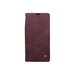 Maska za telefon LEATHER RETRO FLIP za Samsung S21 Plus/G996B, Bordo