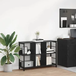 Polica Crni hrast 102 x 32 x 72,5 cm Konstruirano drvo