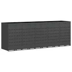 Skladištenje kanti za 5 kanti Antracit 340 x 77,5 x 121,5 cm