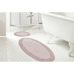 Lessentiel Maison Set Podloga za kupatilo Cottonkt 000416, Prljavo rozi