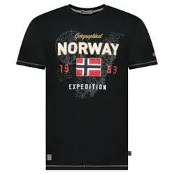 GEOGRAPHICAL NORWAY Majica kratak rukav juitre black db men 254 M
