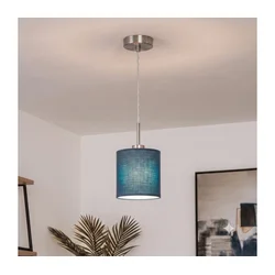 Brilagi - LED luster na sajli NUBILA 1xE27/60W/230V prečnik 14 cm tamno plava