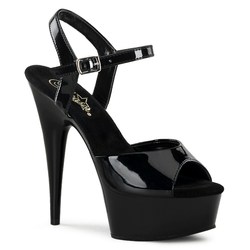 Pleaser Delight-609 Black 38
