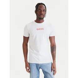 Guess Majica U6GM01 K6YW1 Bela Regular Fit
