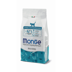 MONGE Hrana za mačiće Natural Superpremium Kitten Chicken, 10kg