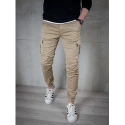 Denistar Muške pantalone 100-2225-4, Kargo, Smeđe