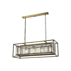 Opviq Luster AV-1667-4EY, 60x80x22cm, IP20, 220V-240 V, Zlatne boje