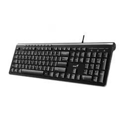 GENIUS Žična tastatura SLIMSTAR 230 (Crna) USB Membranski tasteri EN (US)