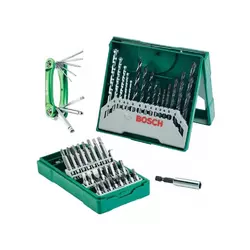 BOSCH PLAVI ALAT 41-delni set bitova i burgija 15-delni burgija + 25-delni set bitova + ručka sa inbus ključevim 2607017333