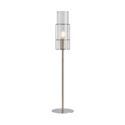 Markslöjd 108558 - Stona lampa TUBO 1xE14/40W/230V 65 cm sjajni hrom/prozirno