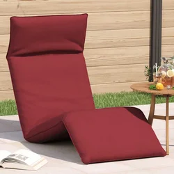 Sklopiva ležaljka za sunčanje vino crvene boje 175x54x8,5 cm Oxford tkanina