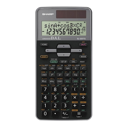 SHARP tehnični kalkulator EL520TGGY (419 funkcij), črn-siv