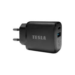TESLA Electronics - Adapter za brzo punjenje Power Delivery 25 W, crni
