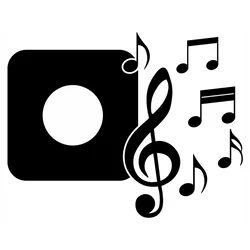 Zaščitna nalepka za Switch - Glasbene note