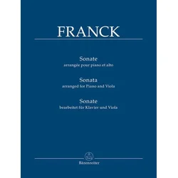 FRANCK:SONATA FOR VIOLO AND PIANO