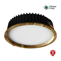 APLED - LED ugradna RONDO WOODLINE LED/18W/230V 3000K, prečnik 26 cm, masivni jasen