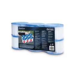 Intex Filter kartuša tip S1 - 6 kosov za masažni bazen 11 x 7 cm - 6941057417905