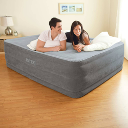 Intex Zračna postelja s tlačilko Comfort Plush High Rise Queen 64418
