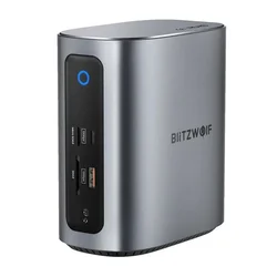 Blitzwolf BW-TH15 17-v-1 priklopna postaja 2xHD+DP+4xC+3xUSB 3.0+USB 3.1+C 3.2+C PD+RJ45+micro SD+SD+3,5 mm zvok