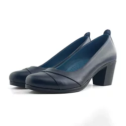 Mona Shoes Ženske cipele, Kožne, Teget