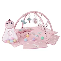 slomart MILLY MALLY Dino Pink TinyMini izobraževalna podloga za igro, roza