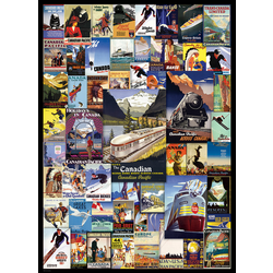 Eurographics - Puzzle Travel Canada Vintage Posters - 1 000 kosov