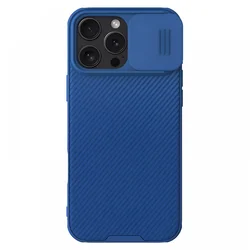 Maska za mobilni telefon iPhone 16 Pro Max NILLKIN CAMSHIELD PRO, Plava