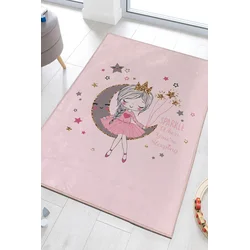 Bata i seka Dečiji tepih Princeza, 150x200cm, Roze