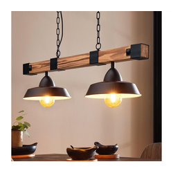 Eglo 44085 - Luster na lancu OLDBURY 2xE27/60W/230V