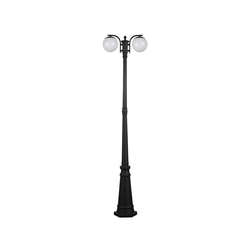 Spoljašnja lampa 2xE27/60W/230V IP44 199 cm crna
