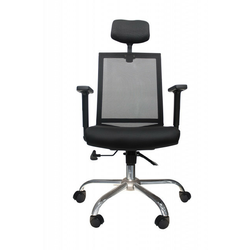 Kancelarijska stolica FA-6070 od mesh platna - Crna