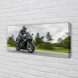 tulup.si Slika na platnu Motorcycle cestni oblaki nebo 140x70 cm