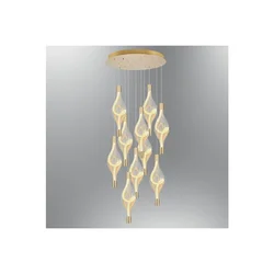 Opviq luster Hare 3439-10A-3, LED 100 W, žuti