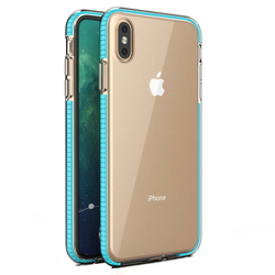 Futrola Spring clear TPU za Apple iPhone XS Max - Tirkizna KP8628