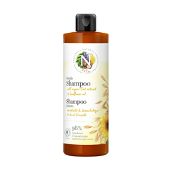 NATURAL Blagi šampon za kosu sa ekstraktom ovasa i suncokretovim uljem, 400 ml