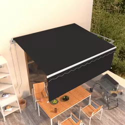 VIDAXL avtomatsko zložljiva tenda s senčilom (4.5x3m)