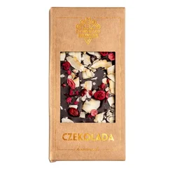 Temna čokolada z brusnicami in kokosom 100g -