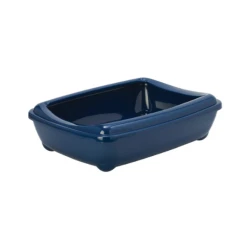 Moderna Toalet za mačke sa ramom Arist-O-Tray + Rim, L, Plavi