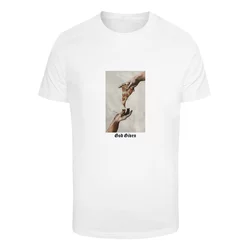 Mens T-shirt God Given Pizza white