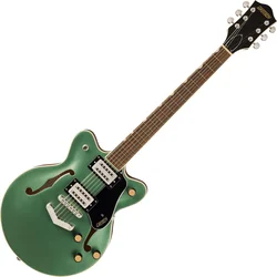 Gretsch G2655 Streamliner CB Jr. DC LRL Steel Olive Jazz kitara (polakustična)