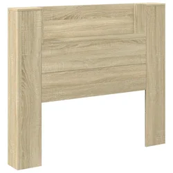 Krevetna ploča s LED-om s policom Sonoma 120 x 16,5 x 103,5 cm