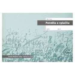 DRU OBRAZEC F29 A6 POTRDILO O VPLAČILU